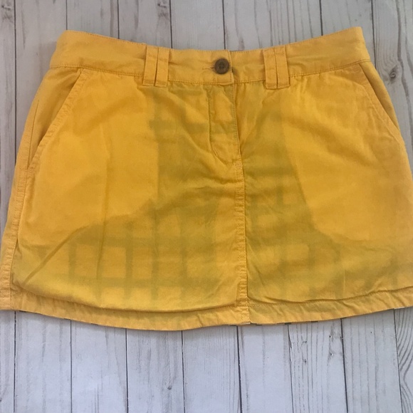 Old School Reversible Yellow & Checked Skirt  Size Skirt - Picture 4 of 10